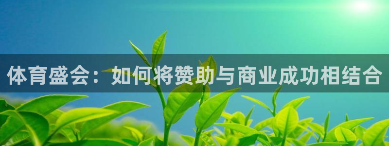 体育盛会：如何将赞助与商业成功相结合